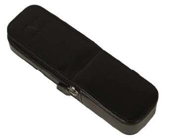 Visconti Cases - Visconti 2 Pen Leather Case Holder Black